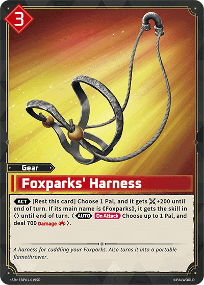 Foxparks' Harness SR