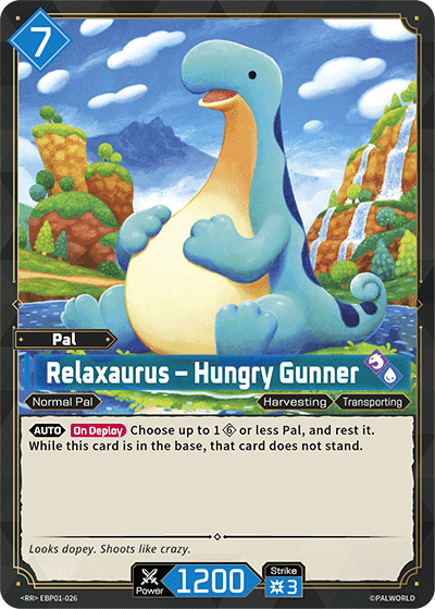 Relaxaurus – Hungry Gunner RR