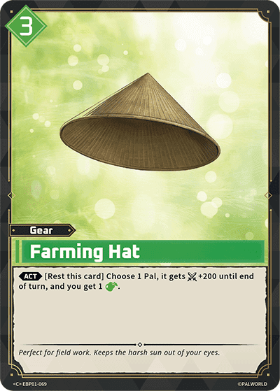 Farming Hat C