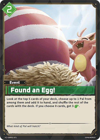 Found an Egg! C