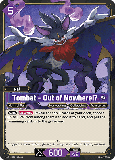 Tombat – Out of Nowhere!? SR