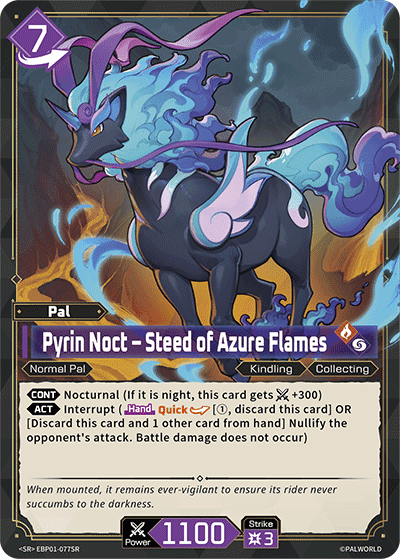 Pyrin Noct – Steed of Azure Flames SR