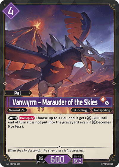 Vanwyrm – Marauder of the Skies U