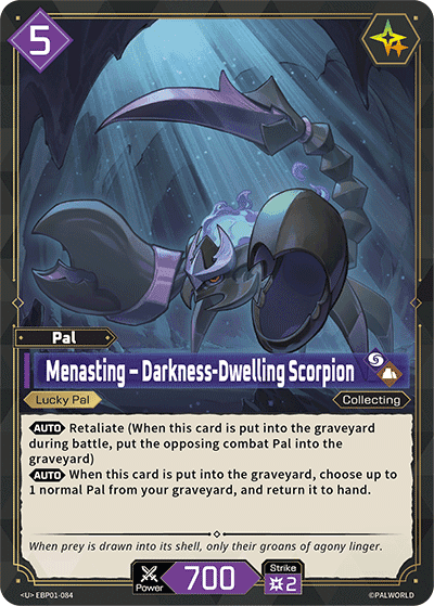 Menasting – Darkness-Dwelling Scorpion U
