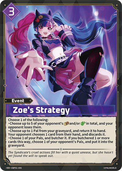 Zoe's Strategy RR