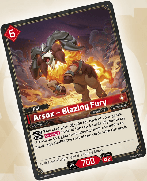 Arsox – Blazing Fury U