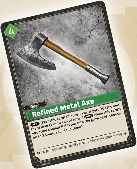 Refined Metal Axe C
