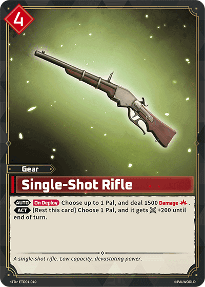 Single-Shot Rifle TD