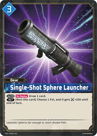 Single-Shot Sphere Launcher TD