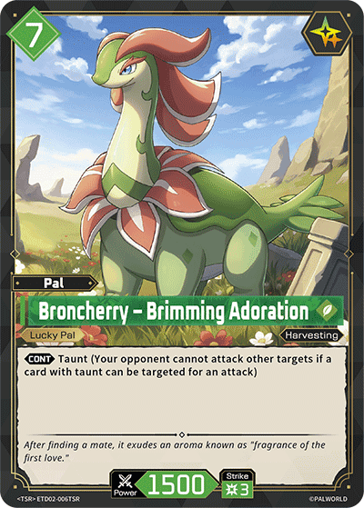 Broncherry – Brimming Adoration TSR