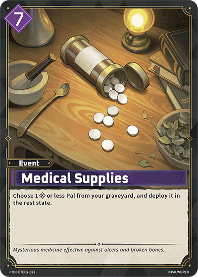 Medical Supplies TD