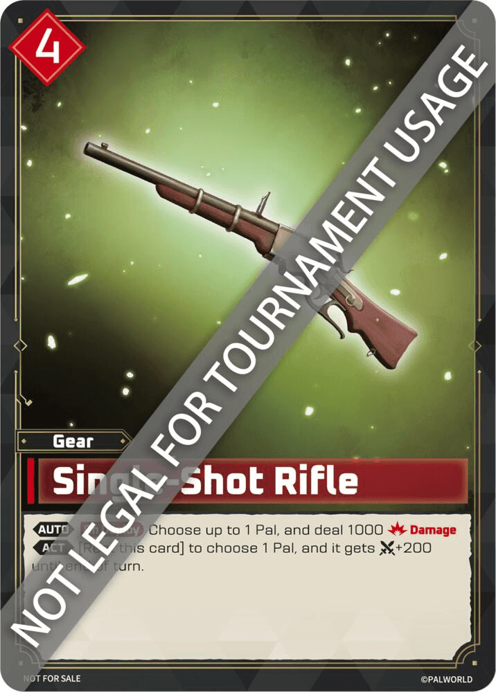 Single Shot Rifle PR
