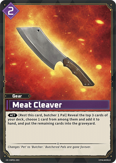 Meat Cleaver R