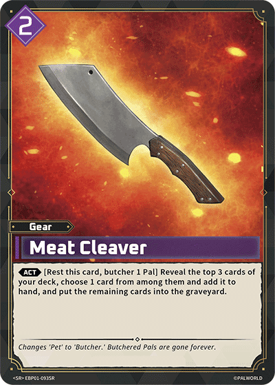 Meat Cleaver SR