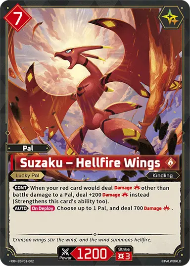 Suzaku – Hellfire Wings RR $2.37
