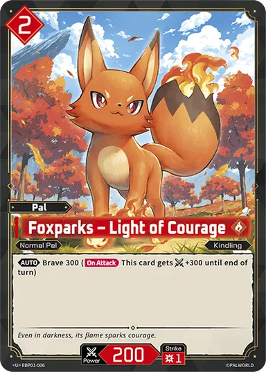 Foxparks – Light of Courage U $0.22