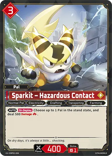 Sparkit – Hazardous Contact U $0.14