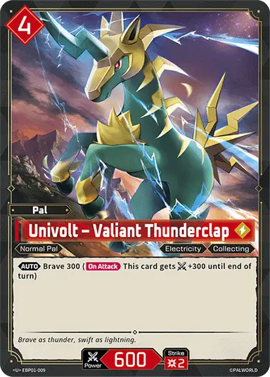 Univolt – Valiant Thunderclap U $0.14