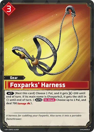 Foxparks' Harness SR $2.64