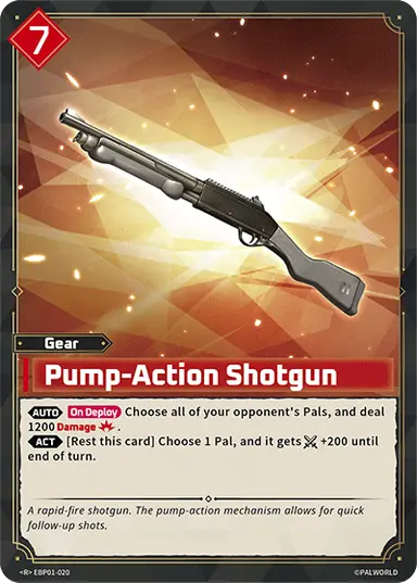 Pump-Action Shotgun R $3.00