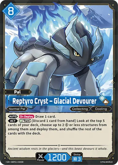Reptyro Cryst – Glacial Devourer SR $1.94