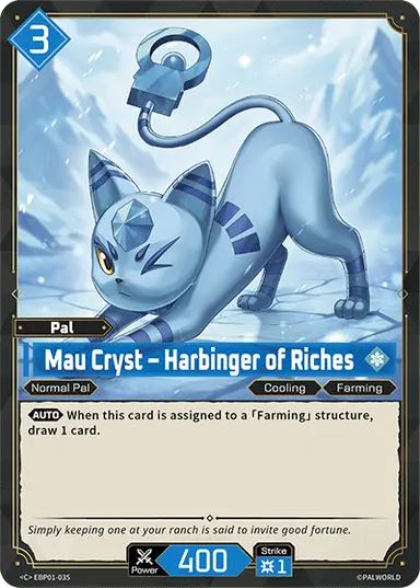 Mau Cryst – Harbinger of Riches C $0.14