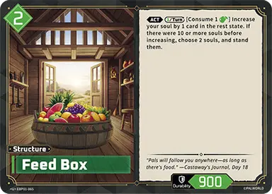 Feed Box U $0.22