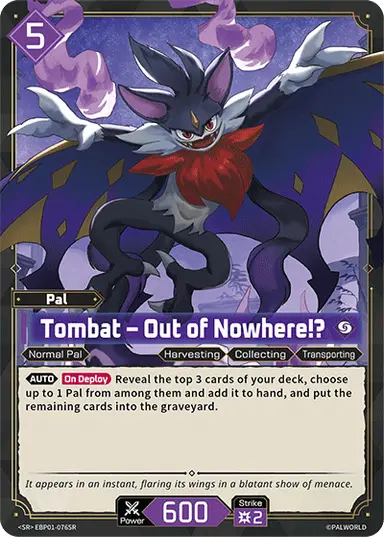 Tombat – Out of Nowhere!? SR $1.49