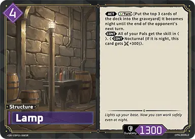 Lamp SR $1.32