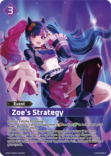 Zoe's Strategy OSR $24.66