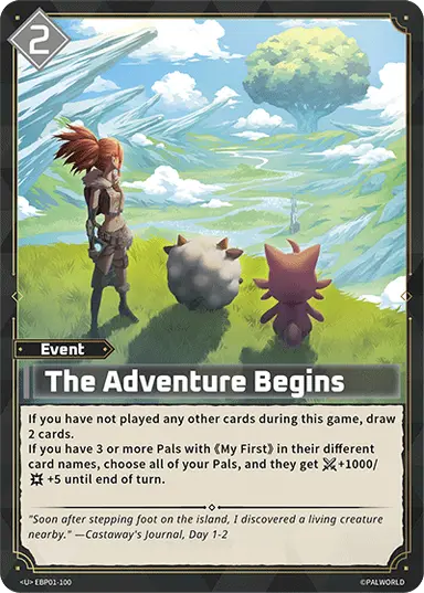 The Adventure Begins U $0.10