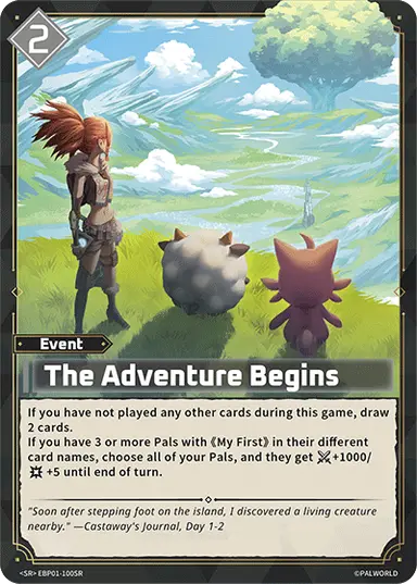 The Adventure Begins SR $1.28