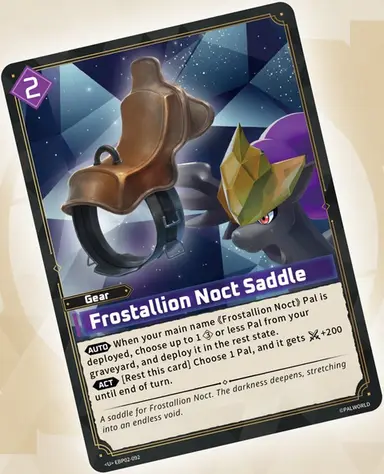 Frostallion Noct Saddle