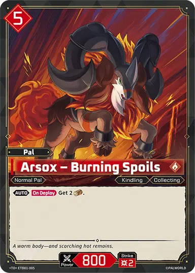 Arsox – Burning Spoils TD $0.31