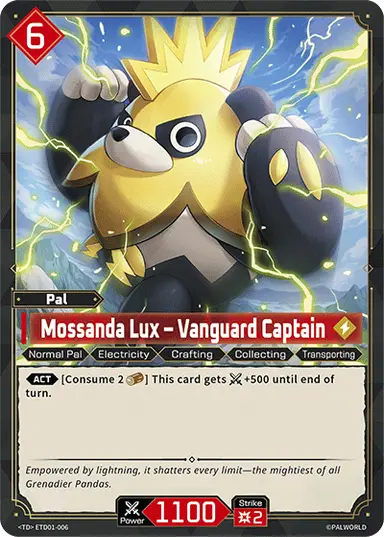 Mossanda Lux – Vanguard Captain TD $0.62