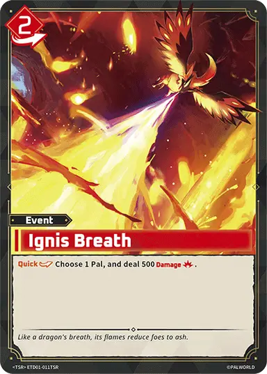 Ignis Breath TSR $3.25
