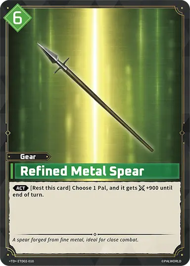 Refined Metal Spear TD $0.30