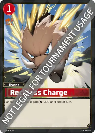 Reckless Charge PR $6.00