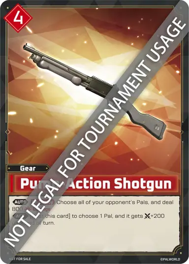 Pump Action Shotgun PR $10.00