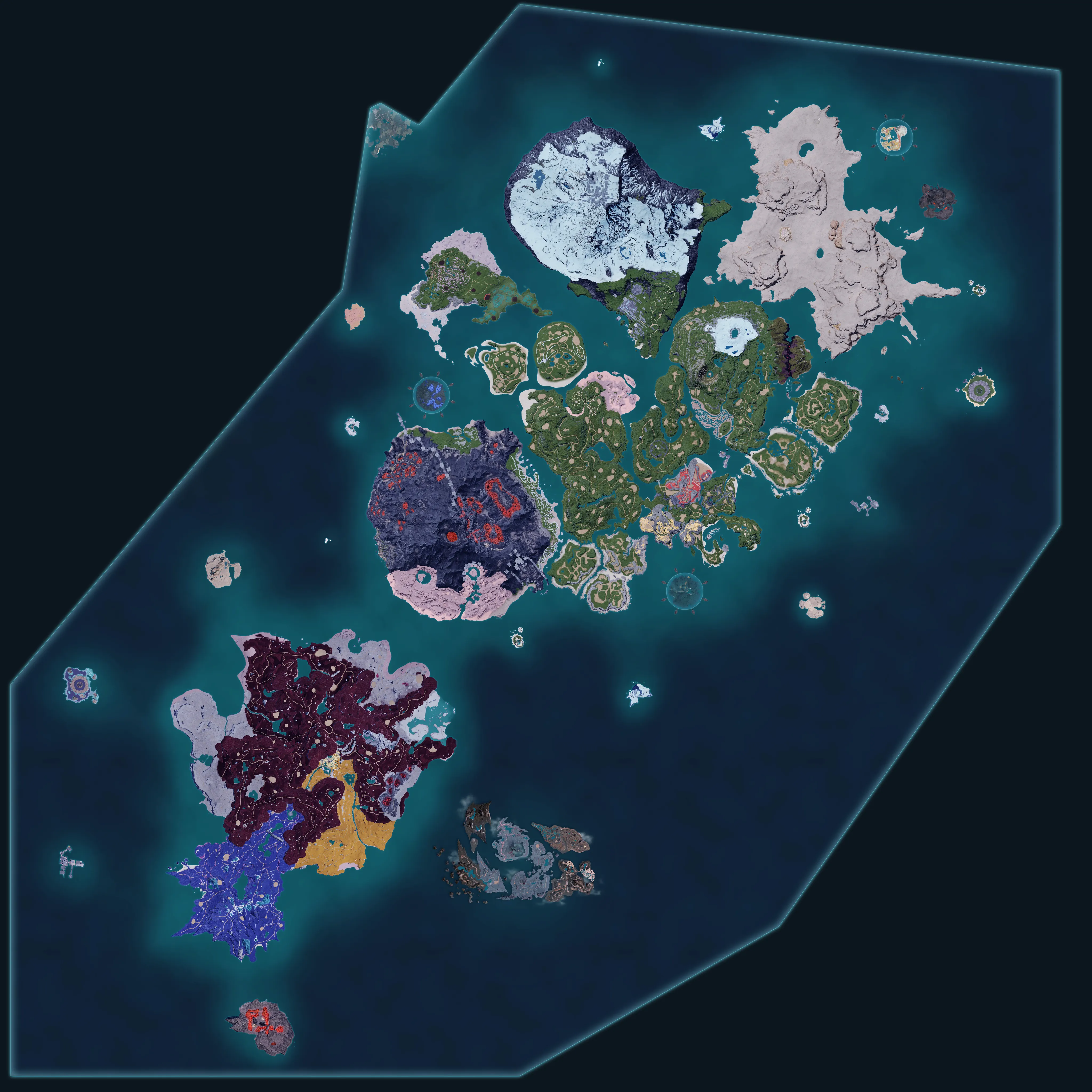 Palpagos map